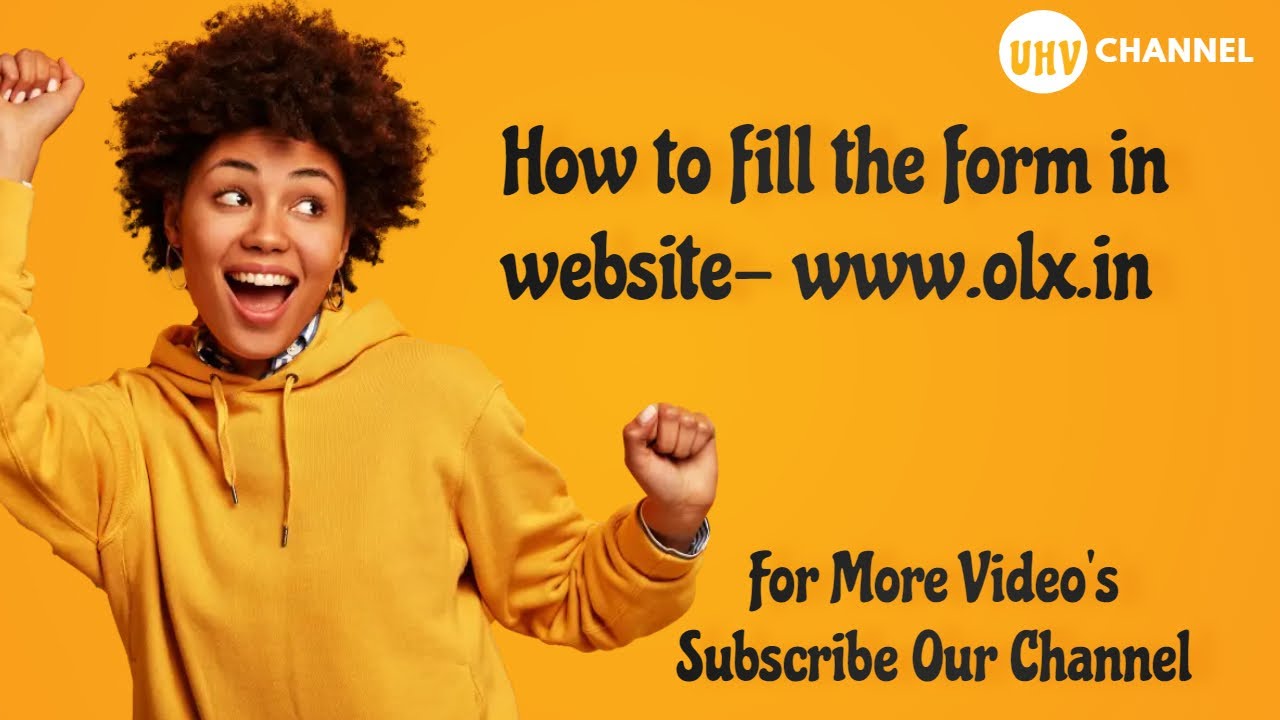 How to fill the form in website- www.olx.in | Work Demo Video | Part ...