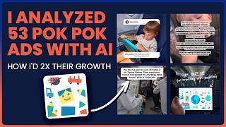 I analyzed 53 Pok Pok ads with AI. What I would do as a creative strategist.
