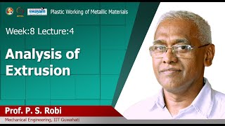 Lec 29: Analysis of Extrusion