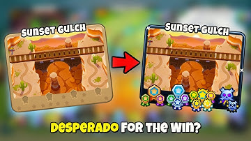 How Fast Can You Black Border Sunset Gulch in BTD6