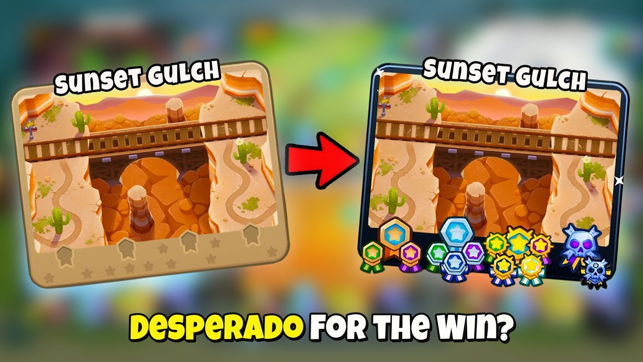 How Fast Can You Black Border Sunset Gulch in BTD6