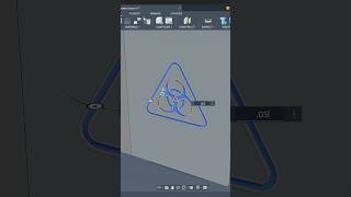 One way to add an SVG to a curved surface in Fusion. #fusion360 #3dmodeling