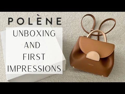 polene numero un mini bag unboxing, first impression, what fits inside! 