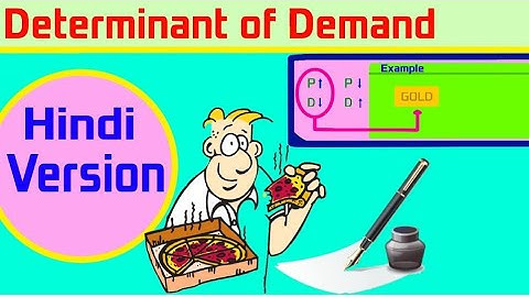 #2. Determinant of Demand | Demand | By Kalariya Ketul | Hindi language