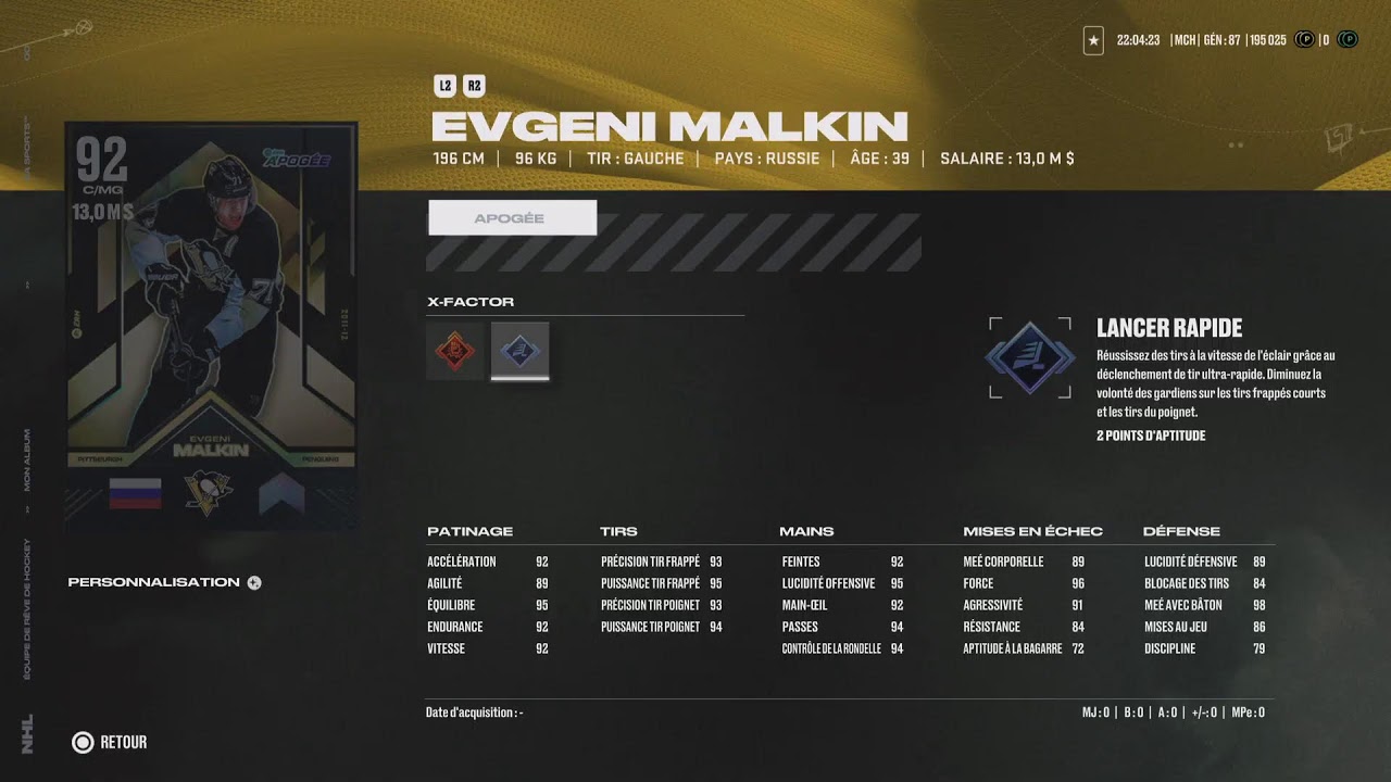 Rank et Packs Saison 3 ERH - NHL26 QC - LIVE