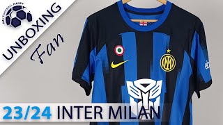 Inter Milan Home Jersey Transformers Edition 23/24 Lautaro (JJSport) Fan Version Unboxing Review