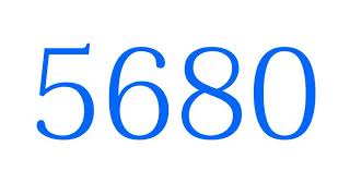 Challenge Countdown from 5720