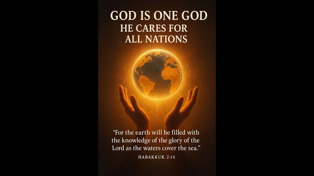 🌍🙏 God Is One God — He Cares for All Nations 🙏🌍