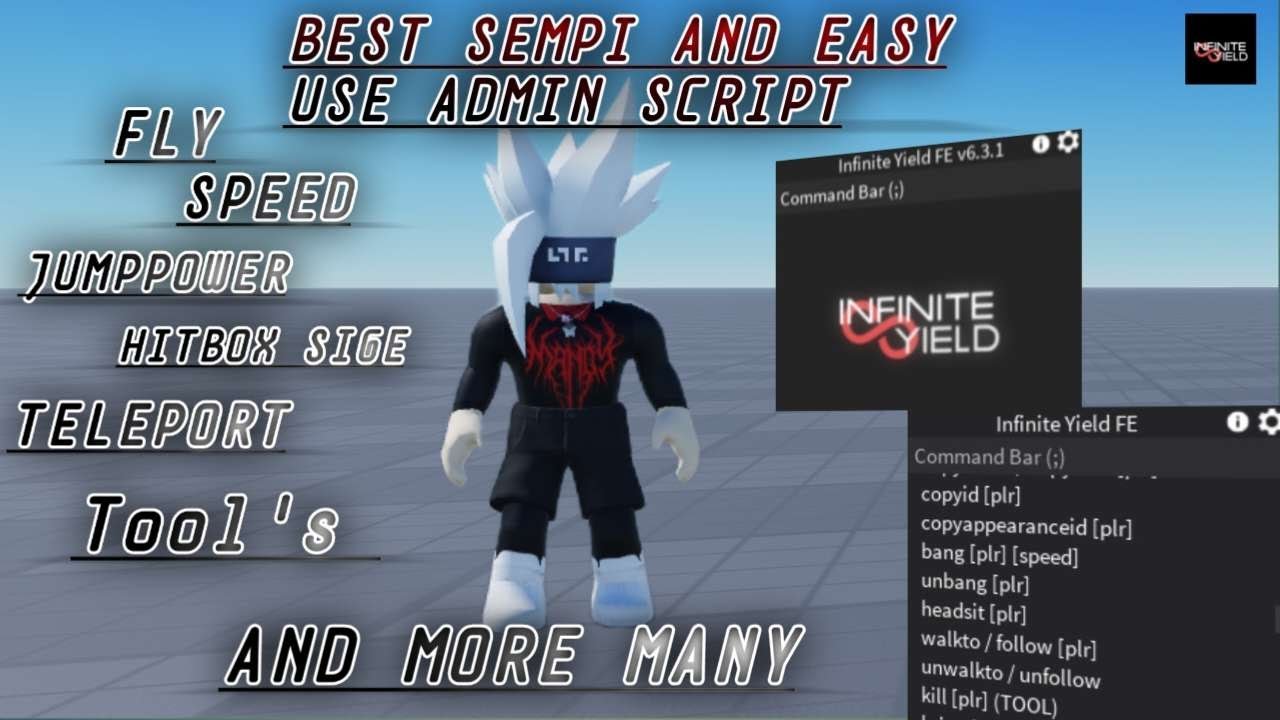 *OP* Infinite Yield Admin Script!🤯 Working Scripts For Roblox | APRIL ...