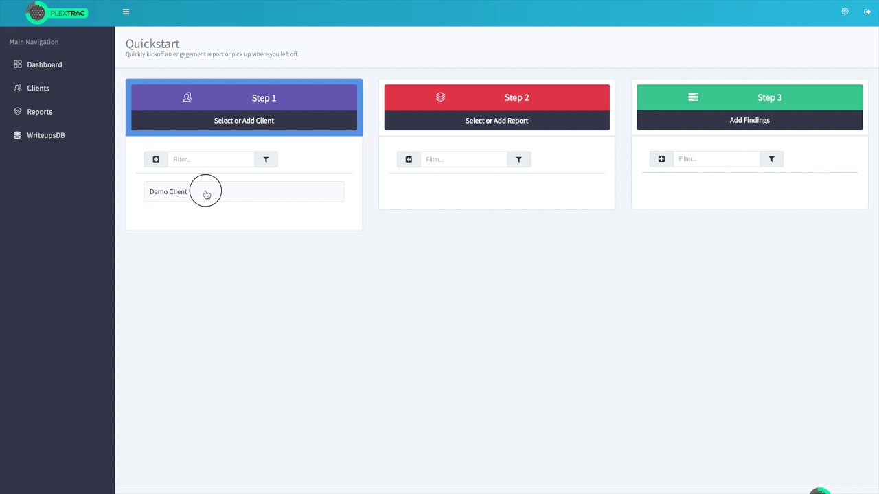 PlexTrac Demo - Quickstart
