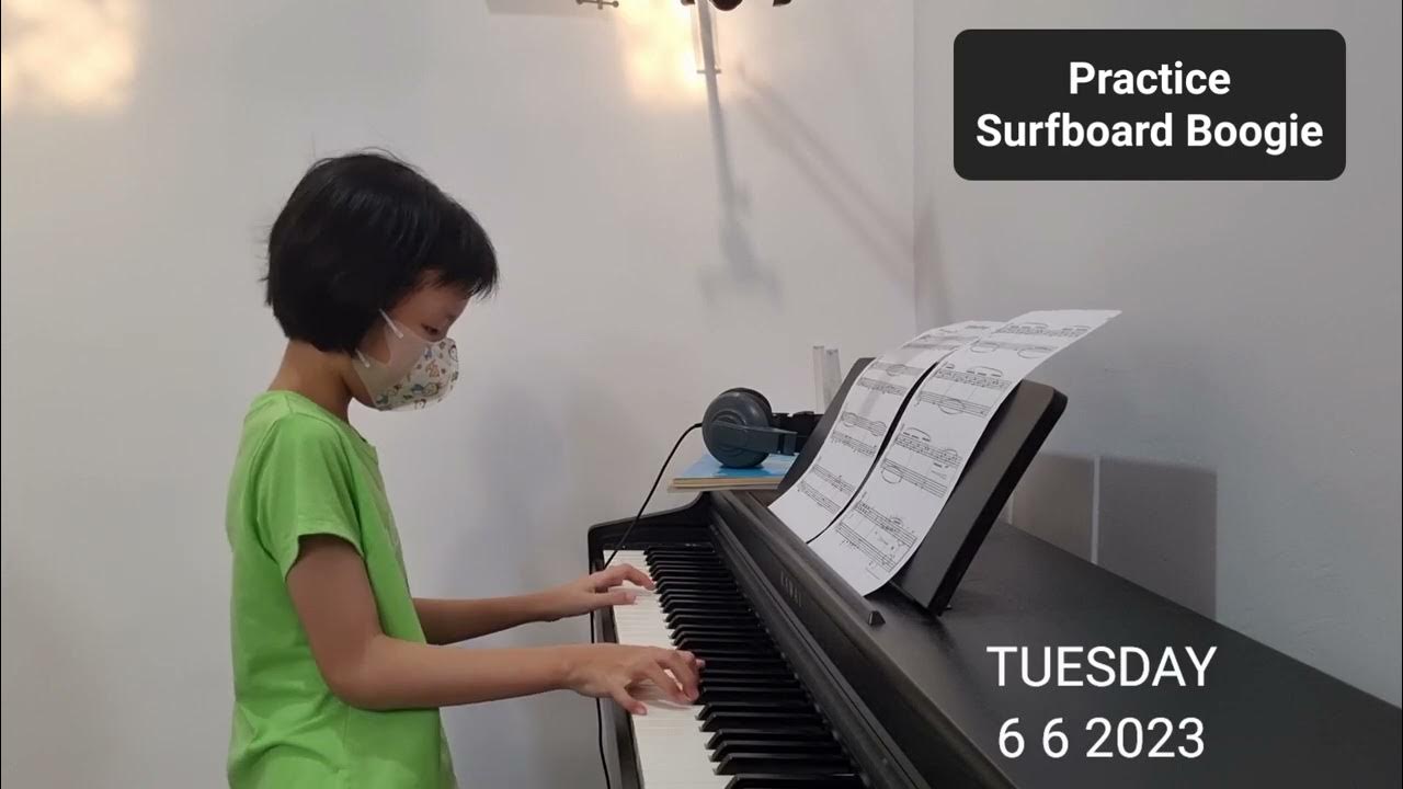 Practice Surfboard Boogie Piano by Scarlet YouTube