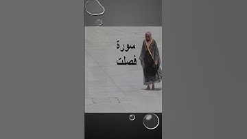 Sheikh Shuraim Sura Fussilat سورة فصلت الشيخ سعود الشريم V 12 to 14