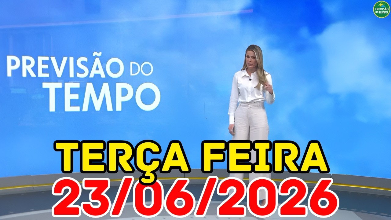 CHUVA FORTE MUDA O TEMPO EM SÃO PAULO AGORA | Previsão do Tempo Jornal Hoje 23/06