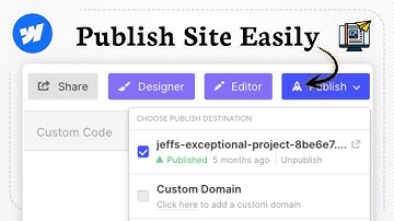 Hoe publiceer ik een Webflow-site (Website Live Setup)