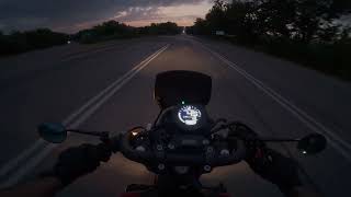 RIDE BEFORE THE STORM | XSR 900 POV | RAW SOUND [4K] | Каране преди бурята