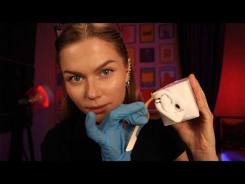 ASMR Piercing Roleplay for Sleep 🌙 Cleaning, Marking & Aftercare Sounds