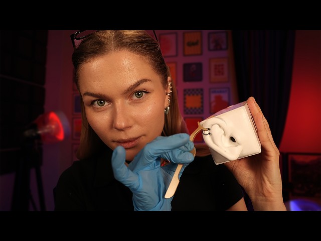 ASMR Piercing Roleplay for Sleep 🌙 Cleaning, Marking & Aftercare Sounds