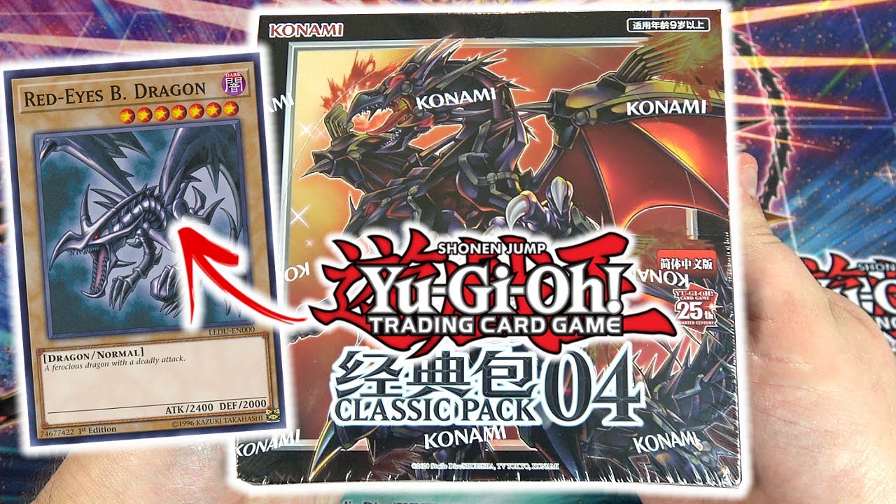 CLASSIC PACK! Yu-Gi-Oh! Red-Eyes Black Dragon Booster Box Opening!
