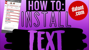 How to install fonts|| Works on Vont, Phonto, and Video Star