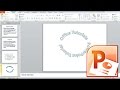 How to Curve Text in Powerpoint, How to make Circular Text in Powerpoint Presentation