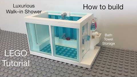 LEGO Shower (how to build Tutorial) - Stop Motion Animation