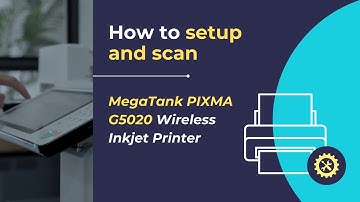 How to setup Canon MegaTank Pixma G5020 Wireless Inkjet Printer