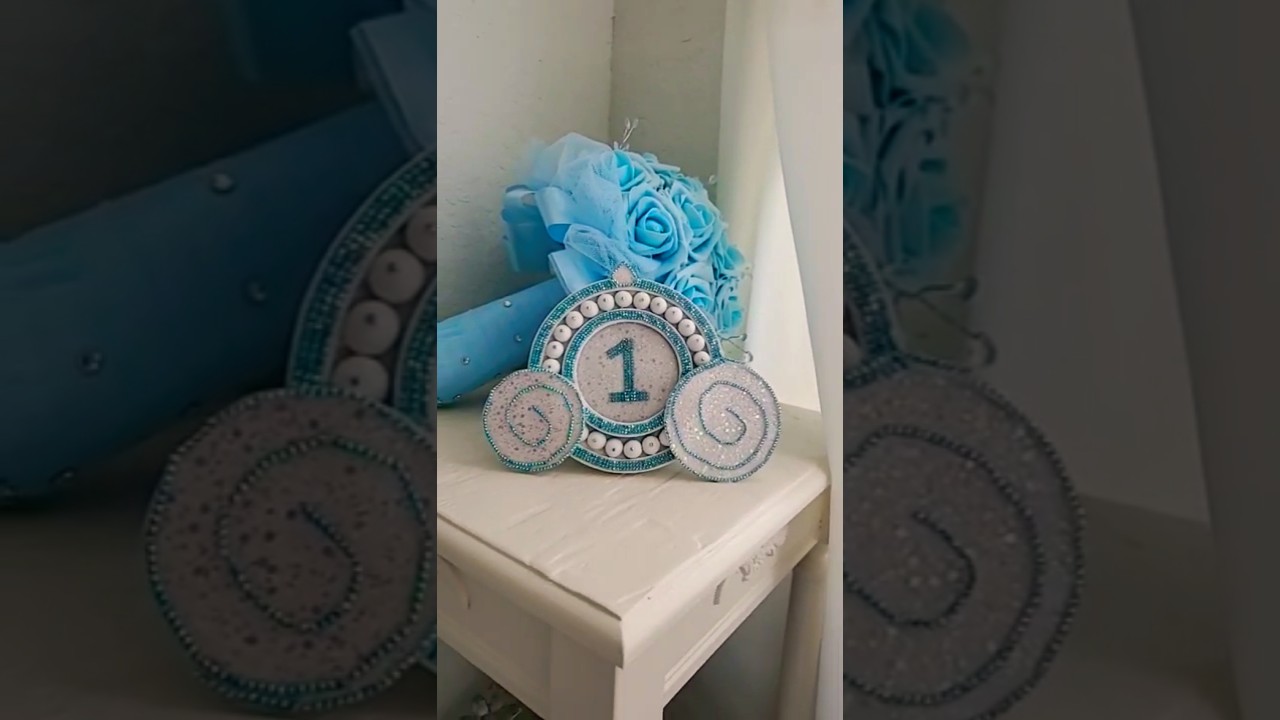 DIY Cinderella Wedding Table Number 👰🏻💍 