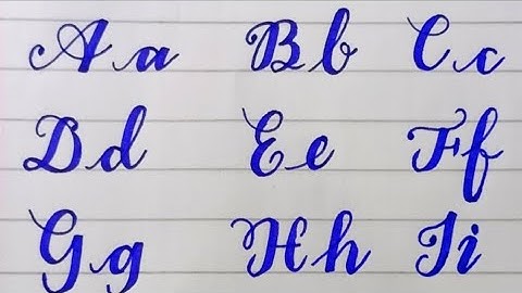 How to write Calligraphy letters | Cursive writing Cut Marker | Modern Calligraphy a to z  #cursive