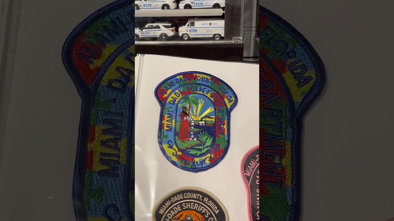 Miami Dade Police Patch Collection #miami #police #sheriff #florida #patch #cops #reels #random