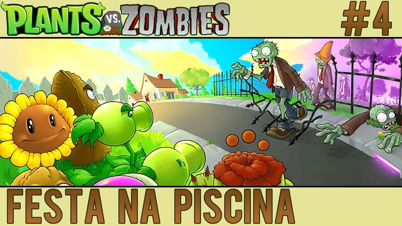 Kit Festa do Jogo Plants vs Zombies ( 4 personagens)