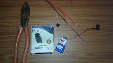 How to make continuity tester with 9v battery?