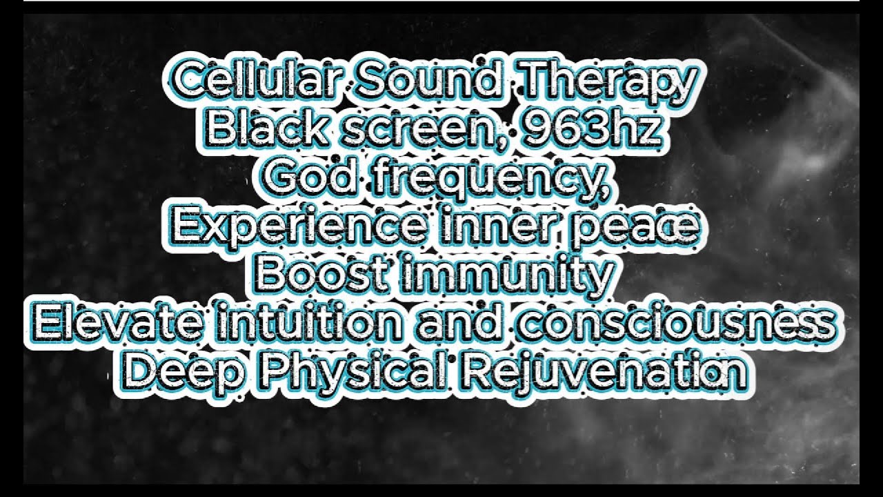 963Hz,  God frequency, Elevate Intuition and Consciousness, Experience inner Peace, Boost immunity,