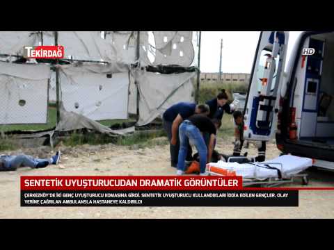 Sentetik uyuşturucudan dramatik görüntüler