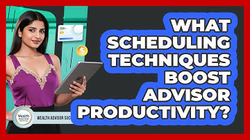 What Scheduling Techniques Boost Advisor Productivity?