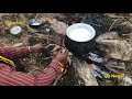Nepali Shepherds camping life style food cooking winter season Himalaya side