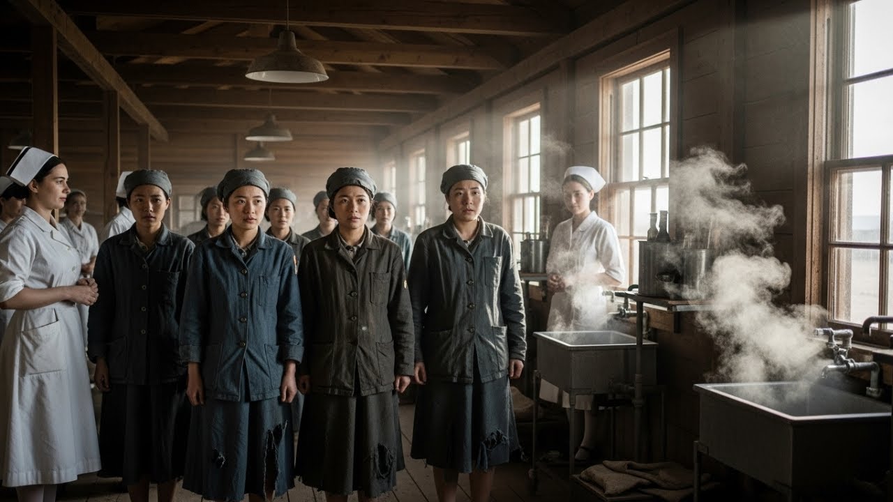 Японские военнопленные плакали, когда им оказывали медицинскую помощь в лагере в штате Юта