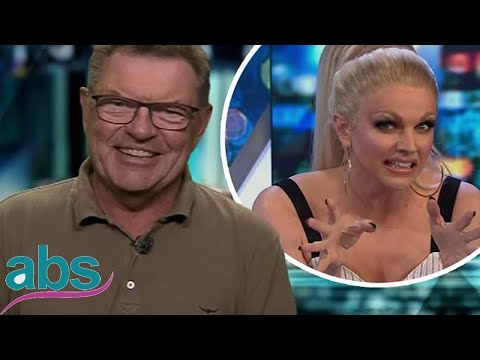 Steve Price jokes with Courtney Act about tucking on the Project | ABS US DAILY NEWS