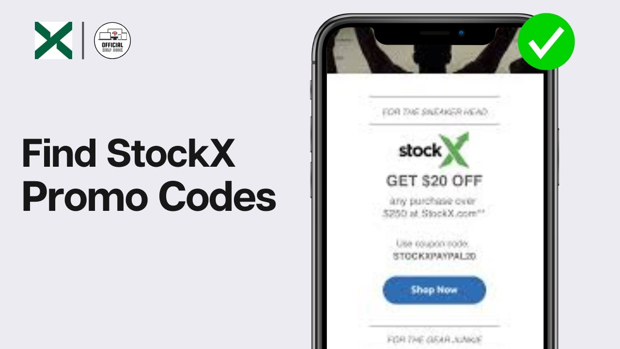 How To Find StockX Promo Codes 2024 - YouTube