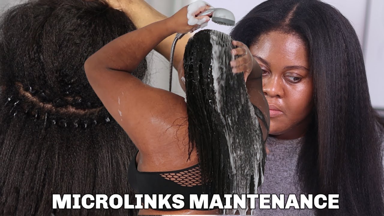 HOW TO MAINTAIN AND WASH MICROLINKS + I TIP EXTENSIONS Ft Better Length
