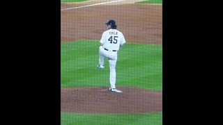 Gerrit Cole pitching...ALDS Game 2...Astros vs. Rays...10/5/