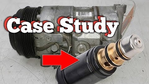 How to fix Mercedes car AC system that have a failed solenoid control valve like a pro [case study]