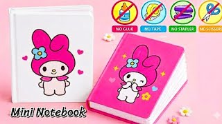 Famous HOW to make a cute notebook scissorsno glue no/easy hello kitty paper notebook 📔/notebook diy 💖 Net Worth