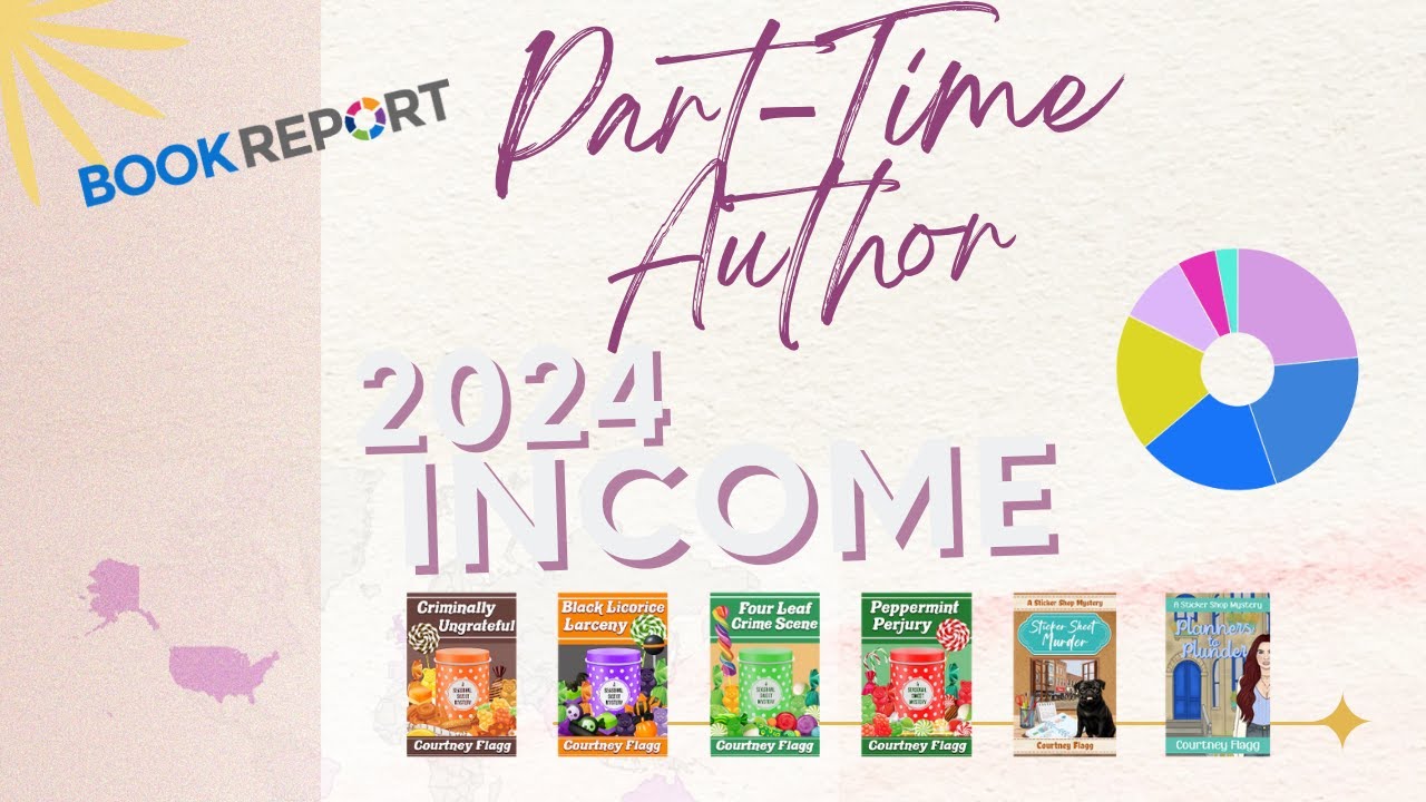 How Much Money Do Part-Time Authors Make? My 2024 Royalties & Expenses Breakdown