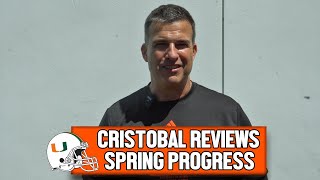 Mario Cristobal on Progress After 6th Practice & Coaches Clinic ft. Sean McVay & Jimmy Johnson