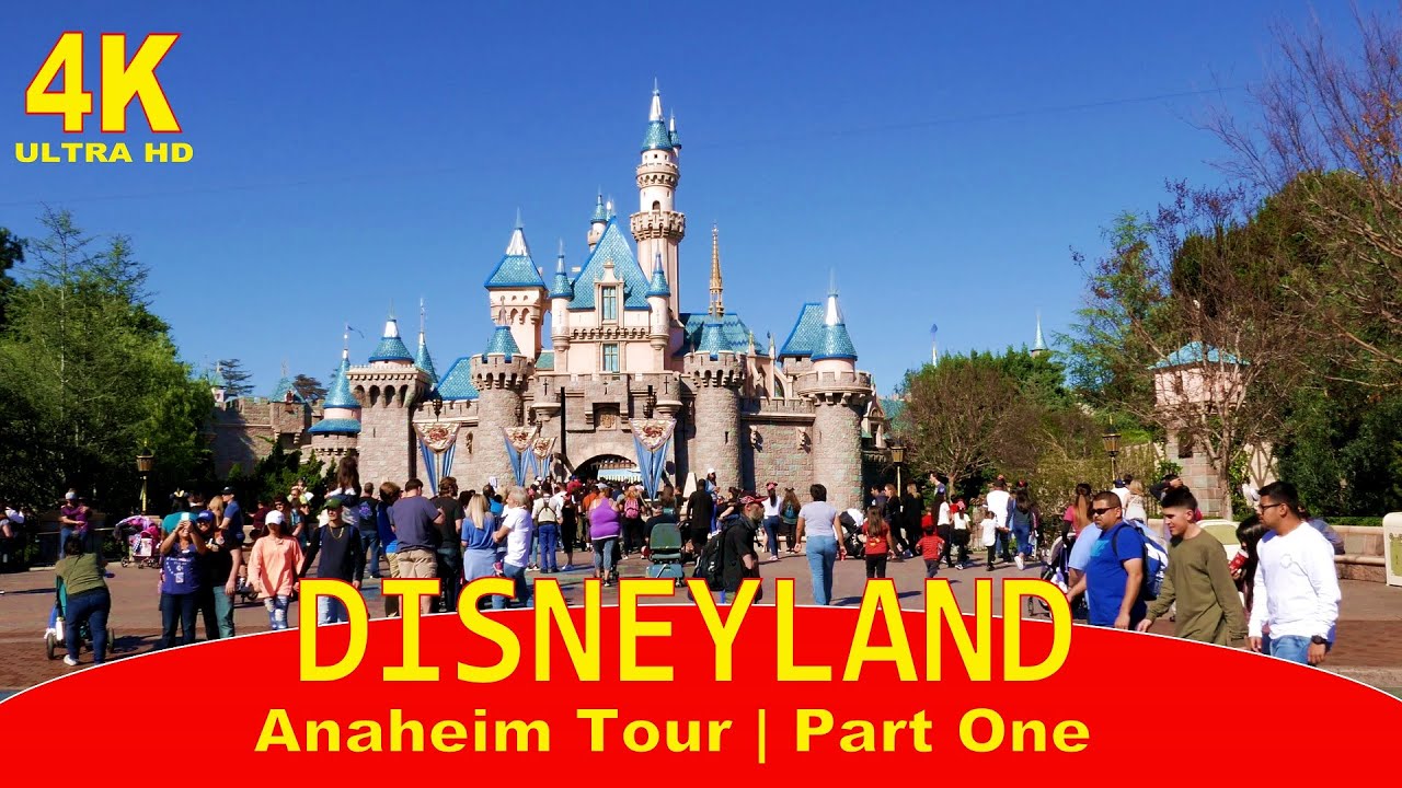 Disneyland Anaheim | Southern California | Tour | 4K | Part 1