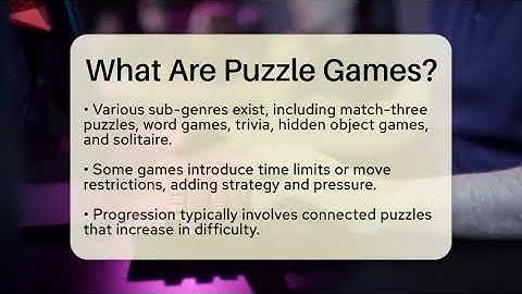 What Are Puzzle Games? - Video Gamers Vault