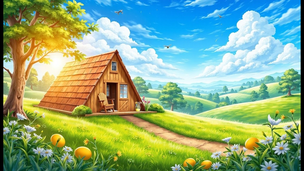 Living Alone in the Countryside – A Cozy Ghibli Summer Day
