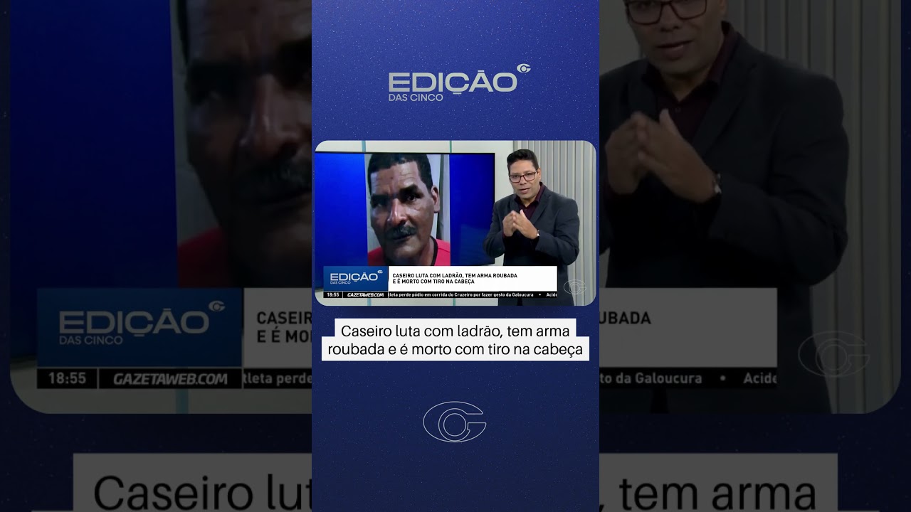 Caseiro reage a assalto e é morto com tiro na cabeça