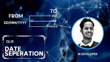 How to seperate Day Month and Year from full date in Qlik