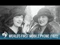 Worlds first mobile phone 1922  british path